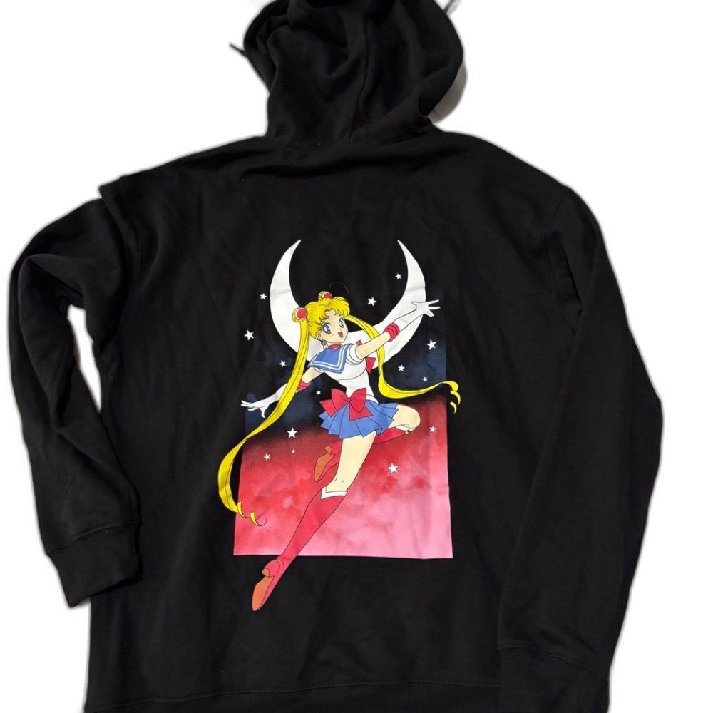 Official Sailor Moon "Love & Justice" Graphic Hoodie - Medium